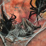 The Spider Grandmother. Kokyangwuti weaving her magical web