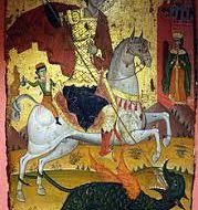 Kucedra towering over the landscape, ready to attack