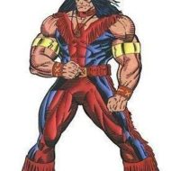 Navajo warrior Nayenezgani in comic book universe