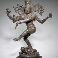 Figurine of Indian god of destruction Shiva in Nataraja pose