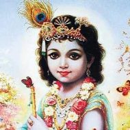 Krishna with his peacock feather