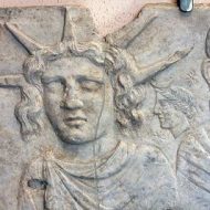 Ancient stone carving