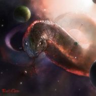 FALAK hissing with its mouth open