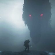 he ferocious Fenrir, son of Loki, in Norse folklore