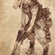 Symbolic representation of Tikbalang's power and dominance