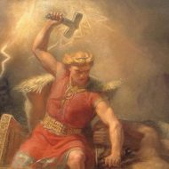 Mythlok - Thor painting Classical painting