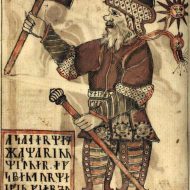 Mythlok - Thor traditional Ancient drawing