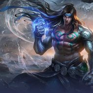 Image of Badang flexing his muscles