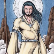 Modern representation of Tsukuyomi