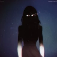 Mythlok - Obayifo African vampire with glowing eyes