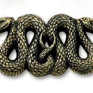 Zaltys, the Sacred Snake, slithering through the grass