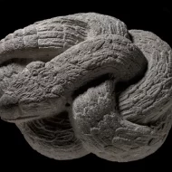 Mythlok - Feathered Serpent coiled stone