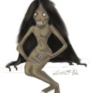 Mythlok - Jenglot drawing