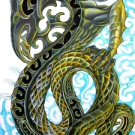 Mythlok - Manaia drawing