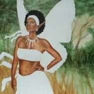 Yumboes weaving intricate crafts in their magical world