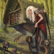 Mythlok - Baba Yaga drawing
