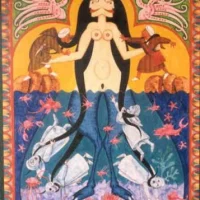 Mythlok - Aisha Qandisha drawing