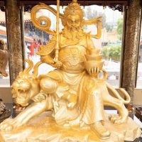 Statue of Caishen the Chinese god of Wealth