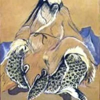 Traditional artwork of Chinese serpent Fuxi