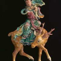 Figurine of the only female Chinese Immortal He Xiangu