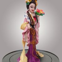 Figurine of the only female Chinese Immortal He Xiangu