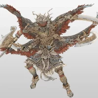 Concept art of Chinese primordial being Hundun