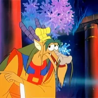 Cartoon version of The dragon of the East Seas, Ao Guang