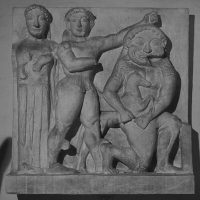 Carving of Perseus the Slayer of Monsters