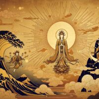 Amaterasu with Tsukuyomi and Susanoo