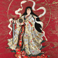 Modern representation of Amaterasu