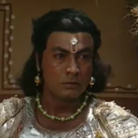 Actor as Indian warrior Ashwatthama in the Mahabharata TV series