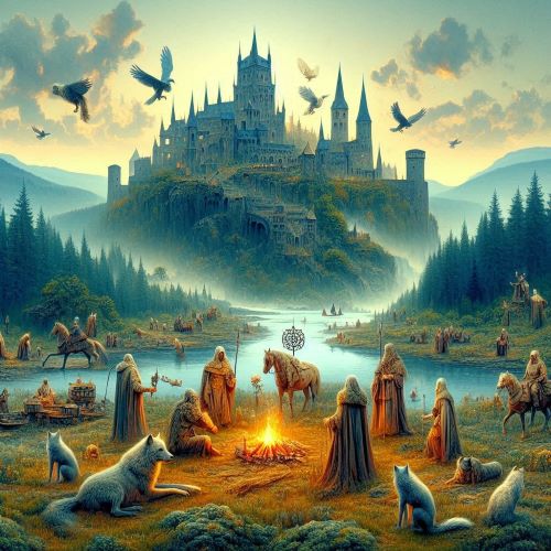 Iconic Imagery representing Central European Mythology