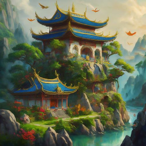 An image representing ancient China and Chinese mythology