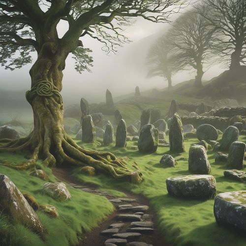 Cultural iconography representing Irish Mythology