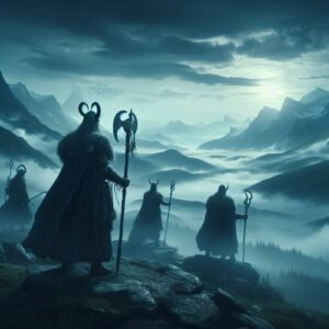 Norse_ A scene inspired by Norse mythology