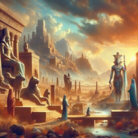 Cultural Imagery representing North African Mythology