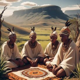 Xhosa_ Tribal Imagery representing Xhosa Mythology