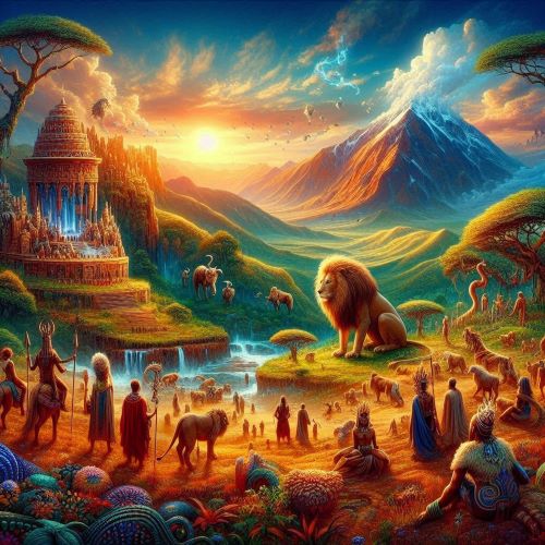 Iconography representing African Mythology