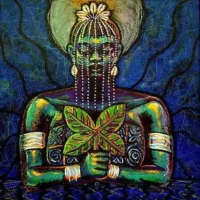 Modern artistic representation of Aje the Yoruba goddess