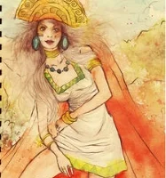 Mythlok - Chasca drawing