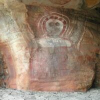 Mythlok - Wandjina cave wall