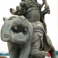 Statue of Chinese supreme god Shangdi