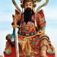 Statue of Chinese supreme god Shangdi