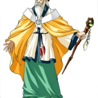 Traditional depiction of Habaek.