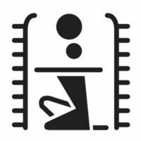 "Symbol of boundlessness, Heh in Egyptian mythology."