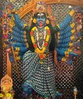 Mythlok - Kaliamman statue "South Indian goddess Kaliamman, symbol of protection and power."