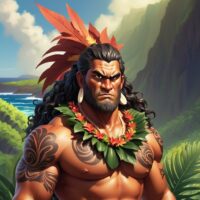 "Kamapuaʻa, the pig demigod known for battles, love, and transformation."
