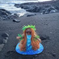 Figurine of Hawaiian mythology sea deity Namaka