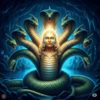 Mythical cave protector Ulutini