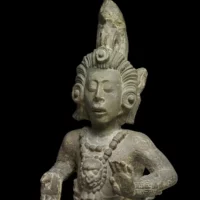 Figurine of Hun Hunahpu, deity linked to fertility and corn.